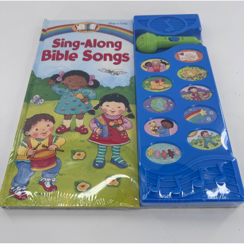 Publications International Sing-Along Bible Songs Talking Sound Book Vintage New